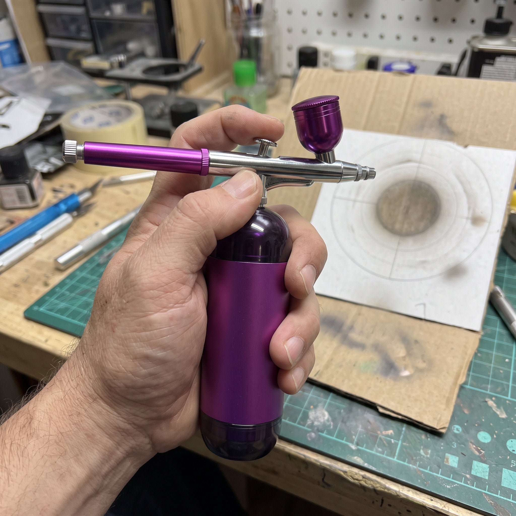 Airbrush Trigger And Rear Adjustment