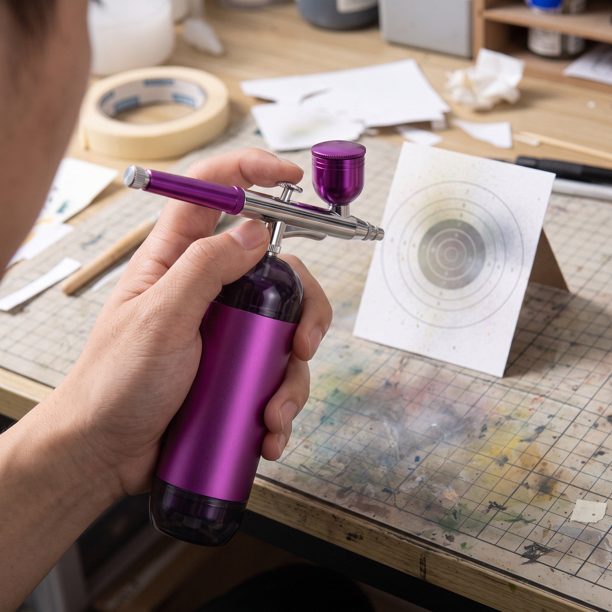 Close Airbrush Trigger And Rear Control