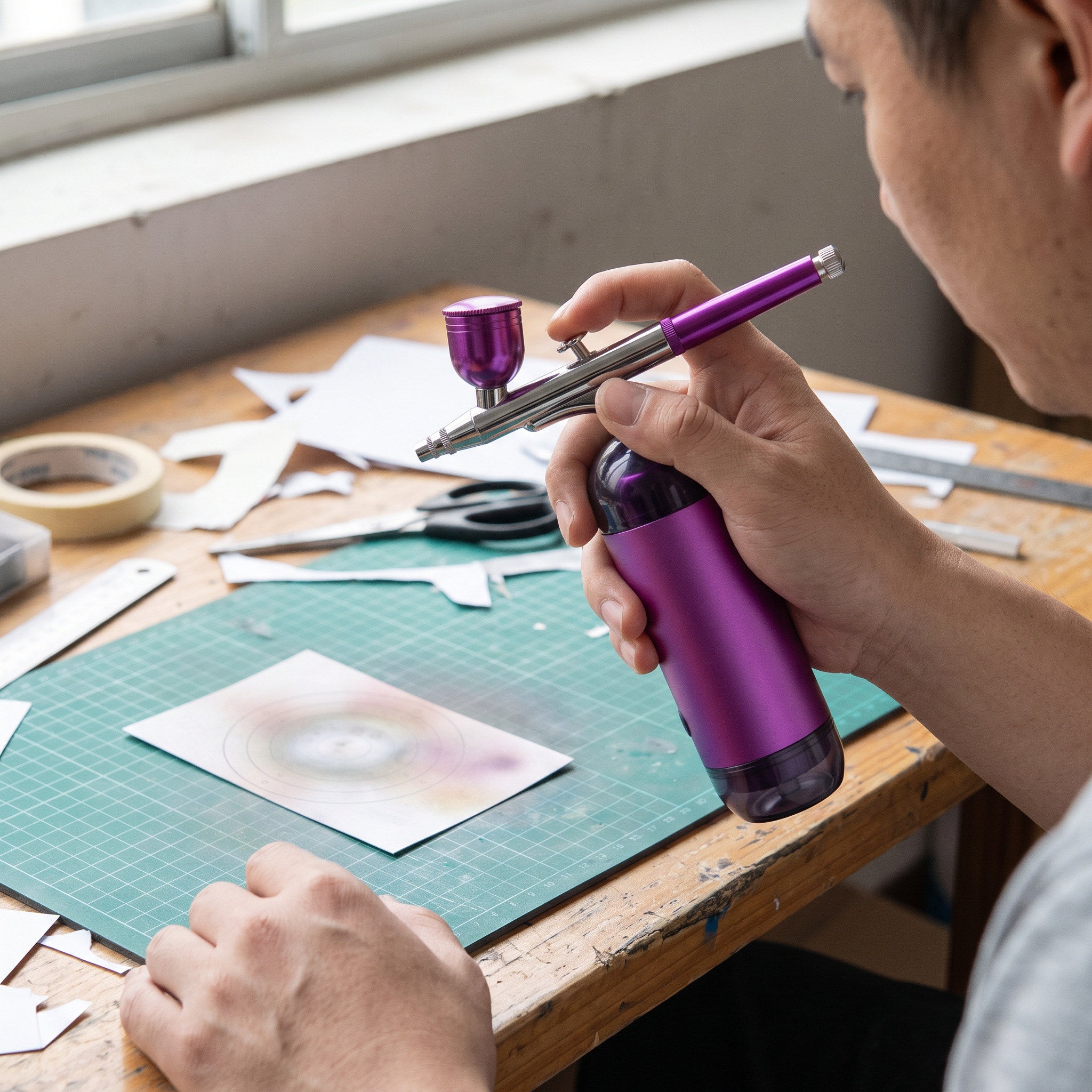 A Colour Project At A Craft Desk